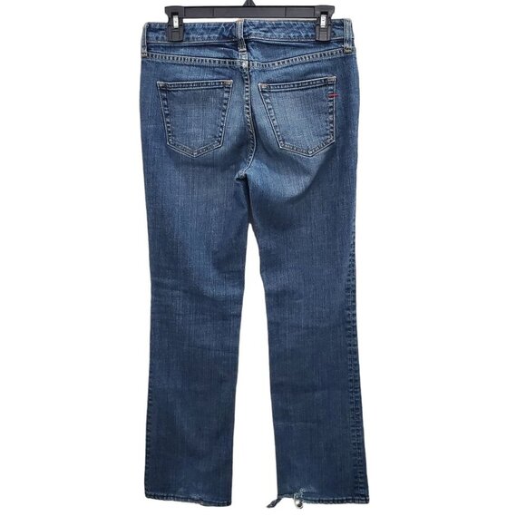 GAP 1969 Women's Y2K Classic Fit Medium Wash Distressed Bootcut Leg Jeans Sz 2A - Picture 6 of 6